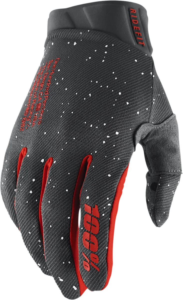 100% Ridefit Gloves - Mars - Large 10010-00022