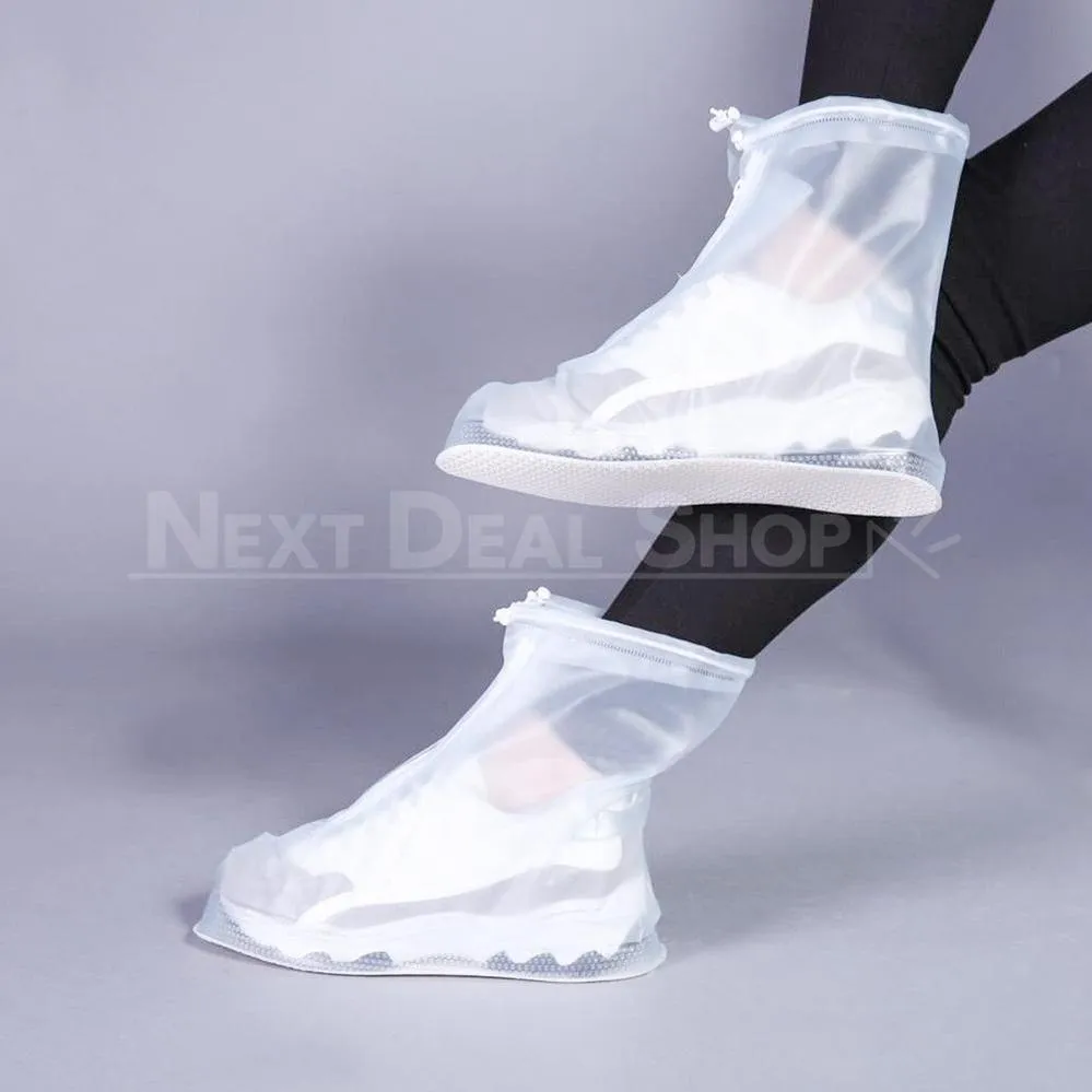 2 Pcs Waterproof Reusable Shoes Cover - Keep Your Shoes Dry and Clean!