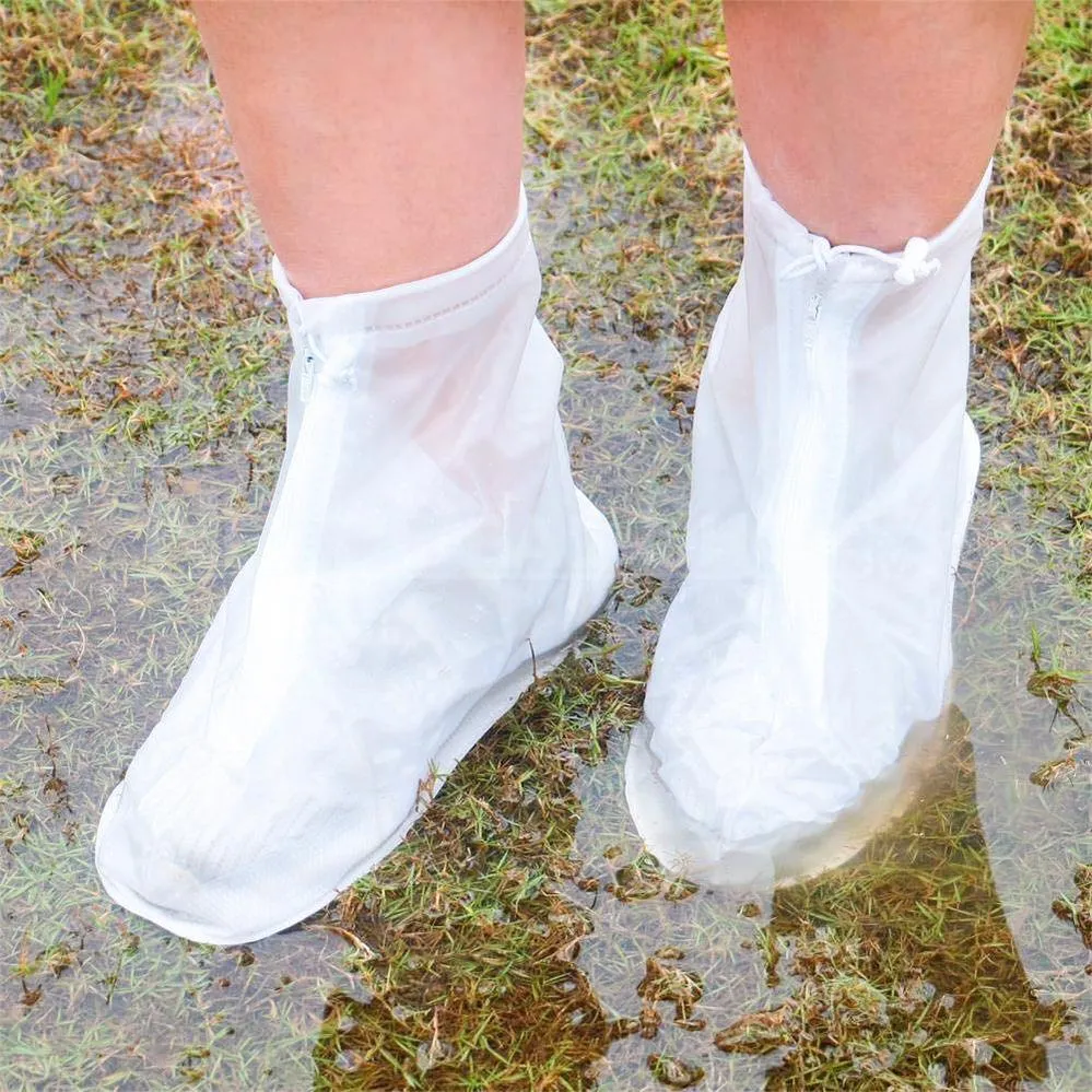 2 Pcs Waterproof Reusable Shoes Cover - Keep Your Shoes Dry and Clean!