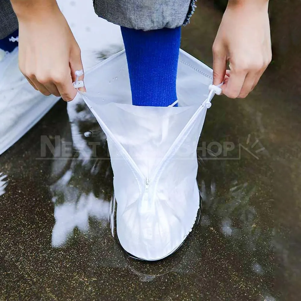 2 Pcs Waterproof Reusable Shoes Cover - Keep Your Shoes Dry and Clean!