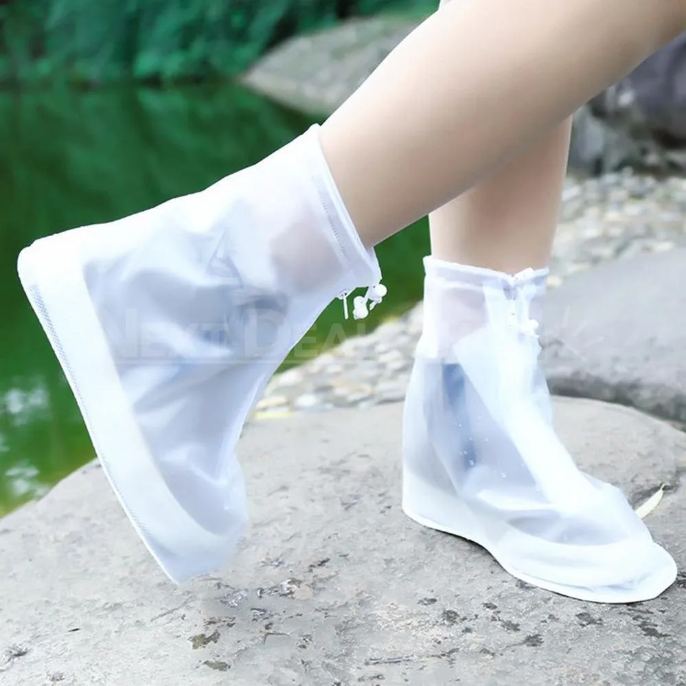 2 Pcs Waterproof Reusable Shoes Cover - Keep Your Shoes Dry and Clean!