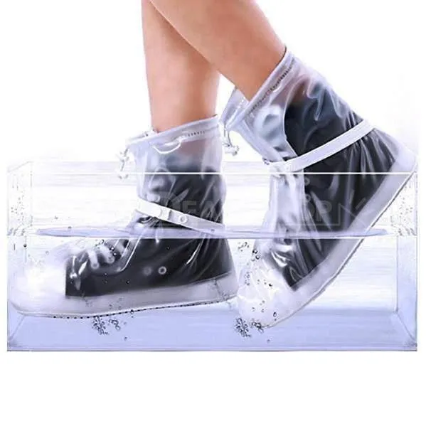 2 Pcs Waterproof Reusable Shoes Cover - Keep Your Shoes Dry and Clean!