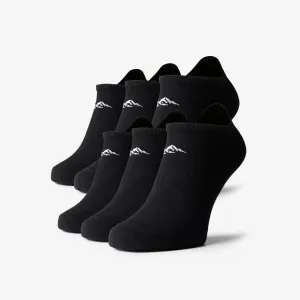 6-Pack No Show Sport Socks | Black