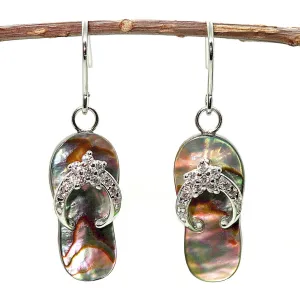 Abalone Flip Flops By The Sea