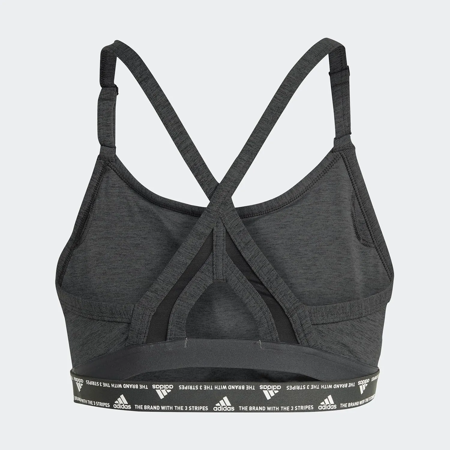 adidas Women's Training Light Support 3 Stripe Bra