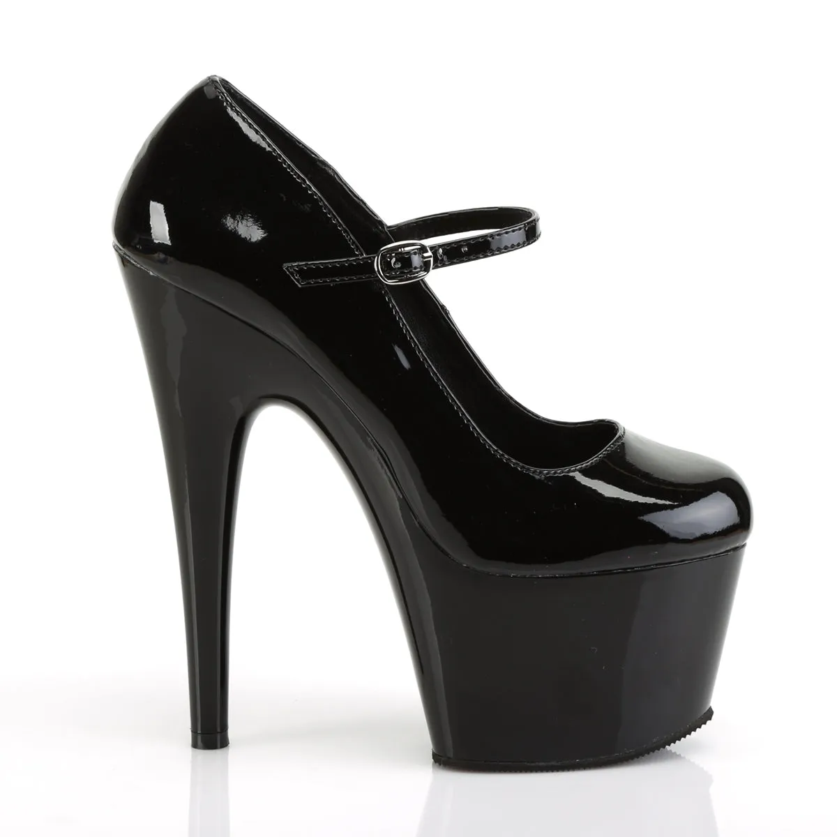 ADORE-787 Pleaser Black Patent Sexy Platform Shoes (Pole Dancing Heels)