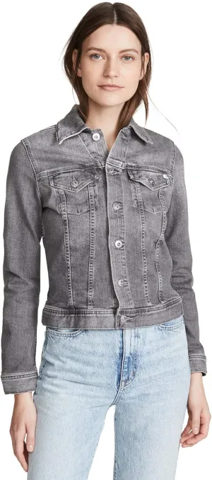 AG Adriano Goldschmied Women's Robyn Fitted Denim Jacket