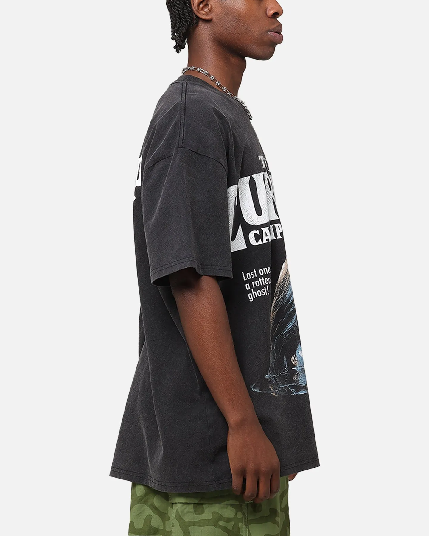 American Thrift X Goosebumps Cold Lake Heavy T-Shirt Vintage Black