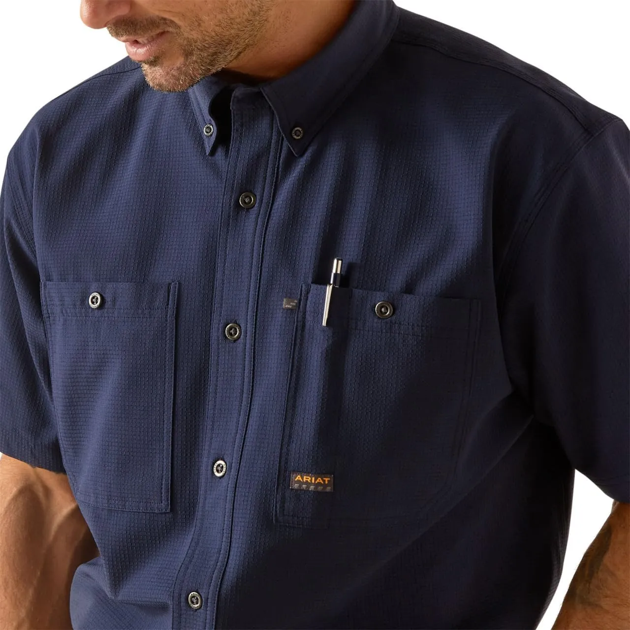 Ariat Men's Rebar Made Tough 360 AirFlow Work Shirt
