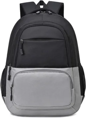 Backpacks Men's Backpack Large Capacity Laptop Portable Lightweight Office Travel Work Multifunctional (Color : Rojo) (Gray)