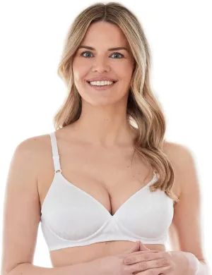 Bestform 5006238 Patterned Wireless Cotton Bra with Light Padding