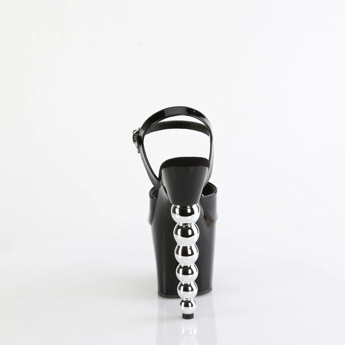 BLISS-709 Pleaser Black/Silver Sexy Platform Shoes (Pole Dancing Heels)