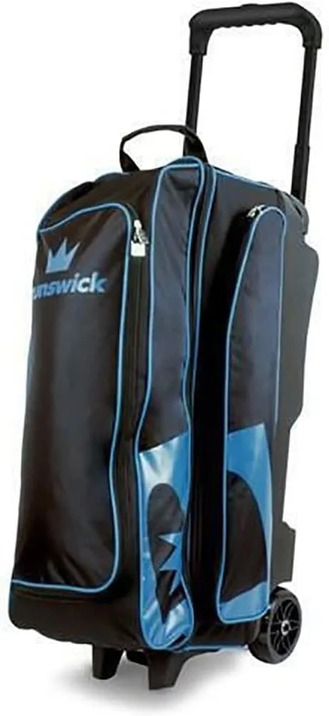 Blitz Black/Blue 3 Ball Roller Bowling Bag - Blue/Black