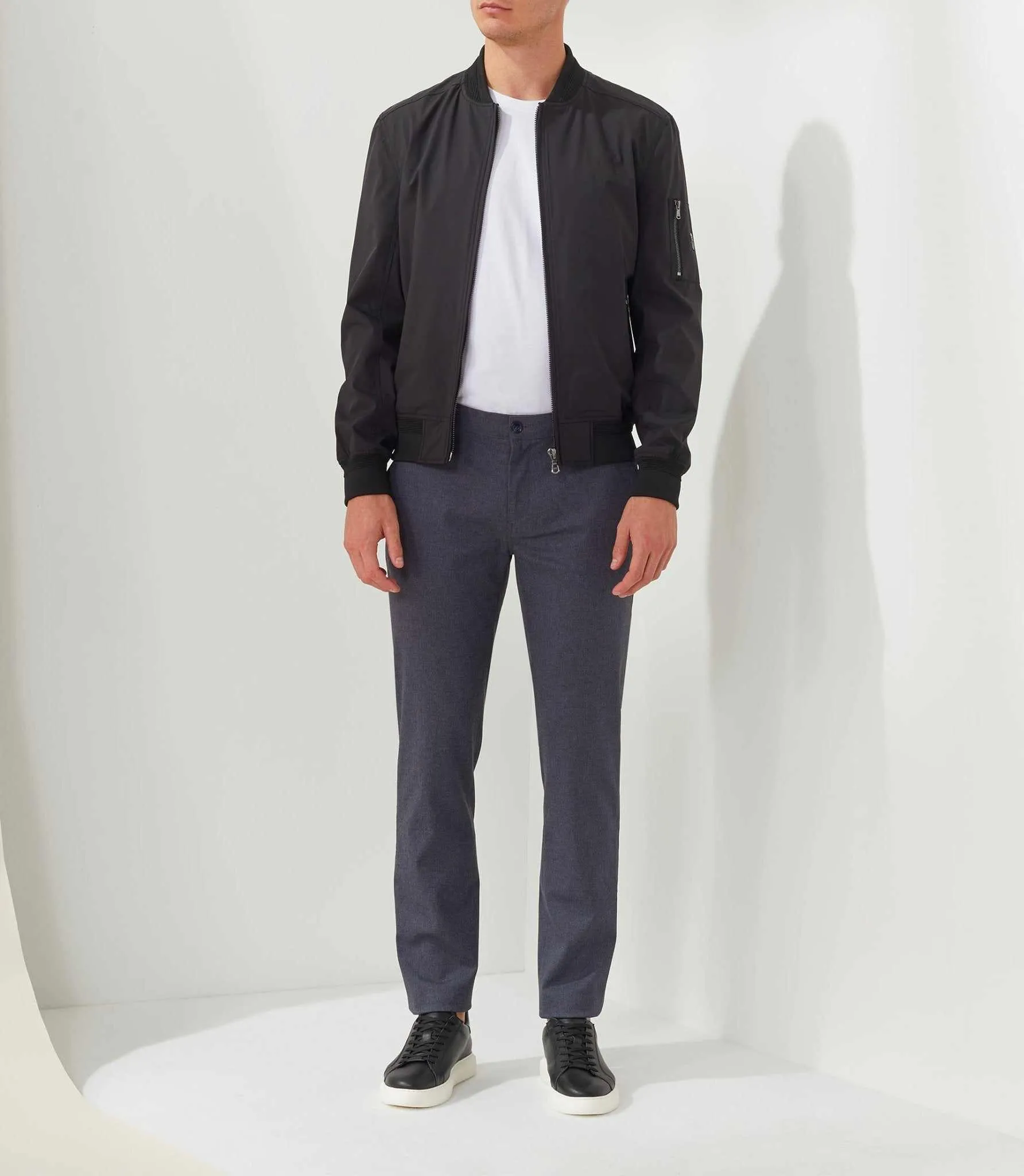 Blouson léger noir "Canot"