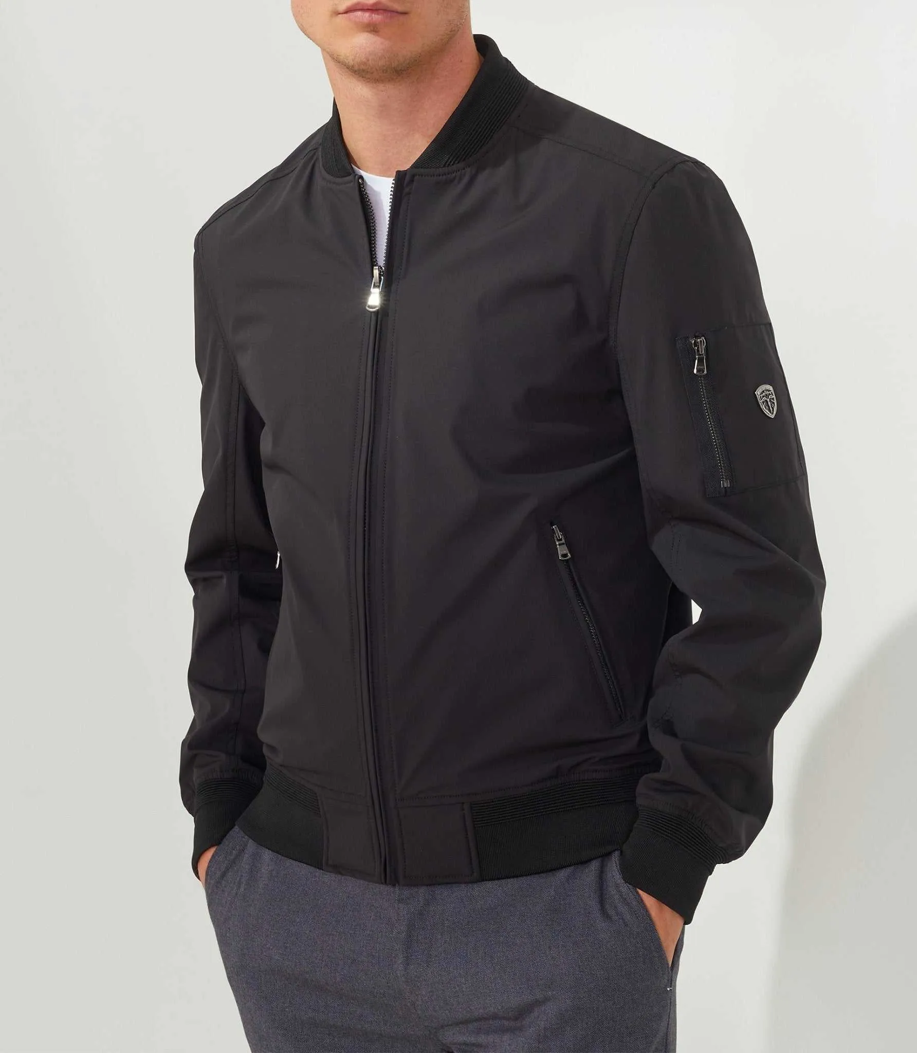 Blouson léger noir "Canot"