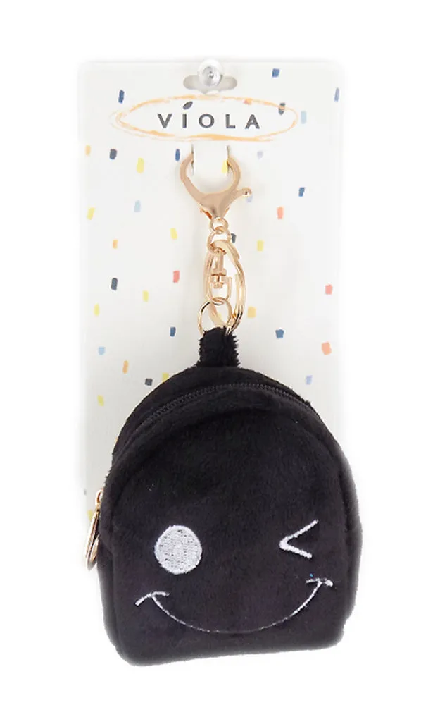 [BOGO] TD0413 Wink Emoji Backpack Key Chain
