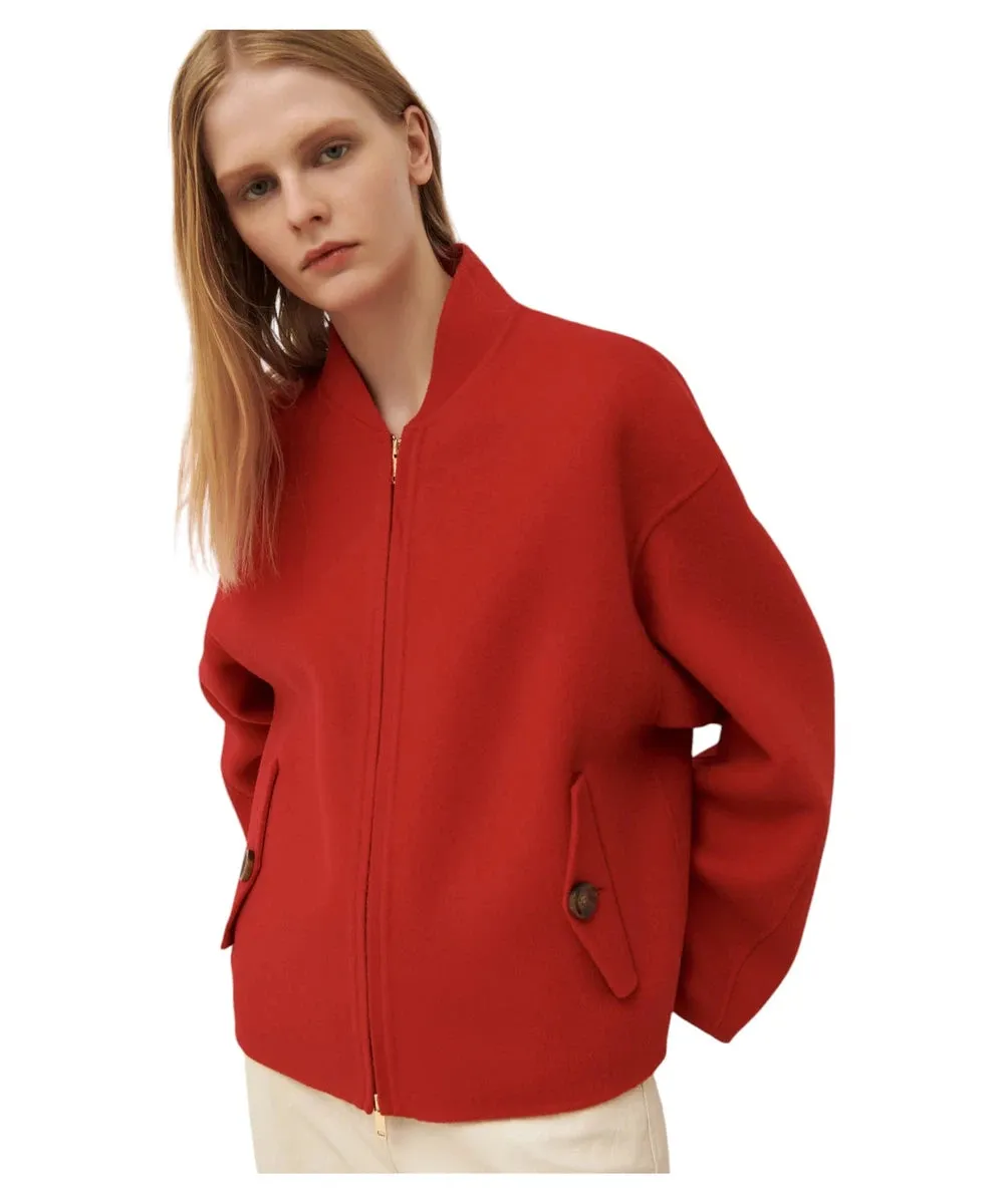 Bomber Medusa in Double di Lana