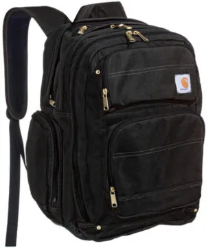 Carhartt Legacy Deluxe Work Backpack with 17-Inch Laptop Compartment, Black