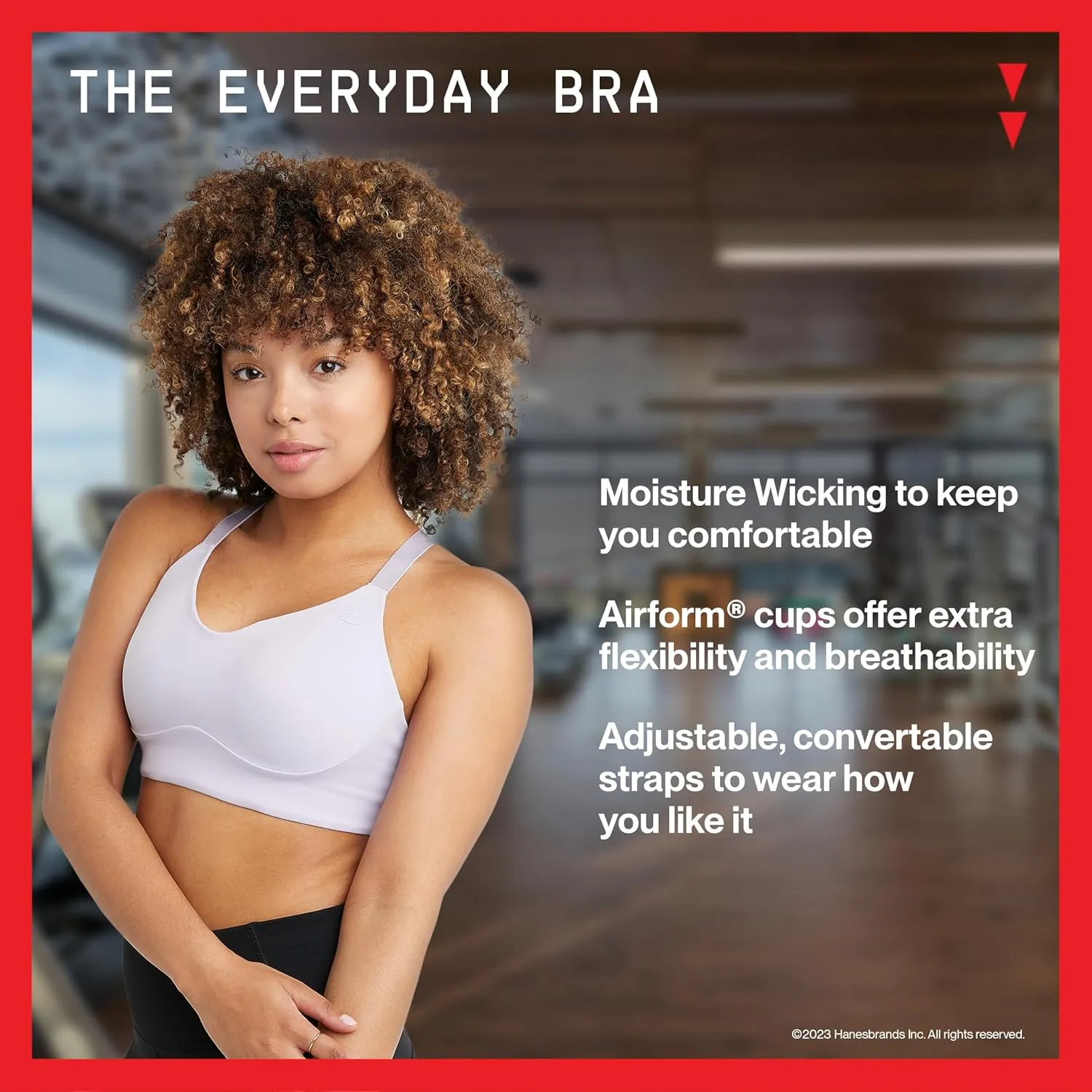 Champion Women's Everyday Sports, Wireless, Light Support Bra