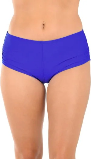 Citrus Women's Solid Hot Pant Bikini Swimsuit Bottom