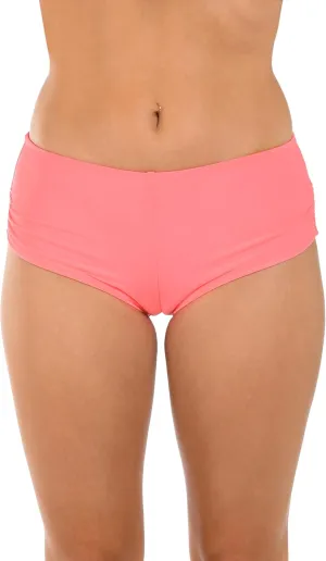 Citrus Women's Solid Hot Pant Bikini Swimsuit Bottom
