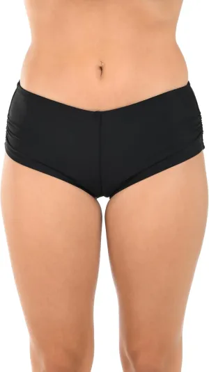Citrus Women's Solid Hot Pant Bikini Swimsuit Bottom