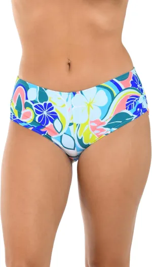 Citrus Women's Solid Hot Pant Bikini Swimsuit Bottom