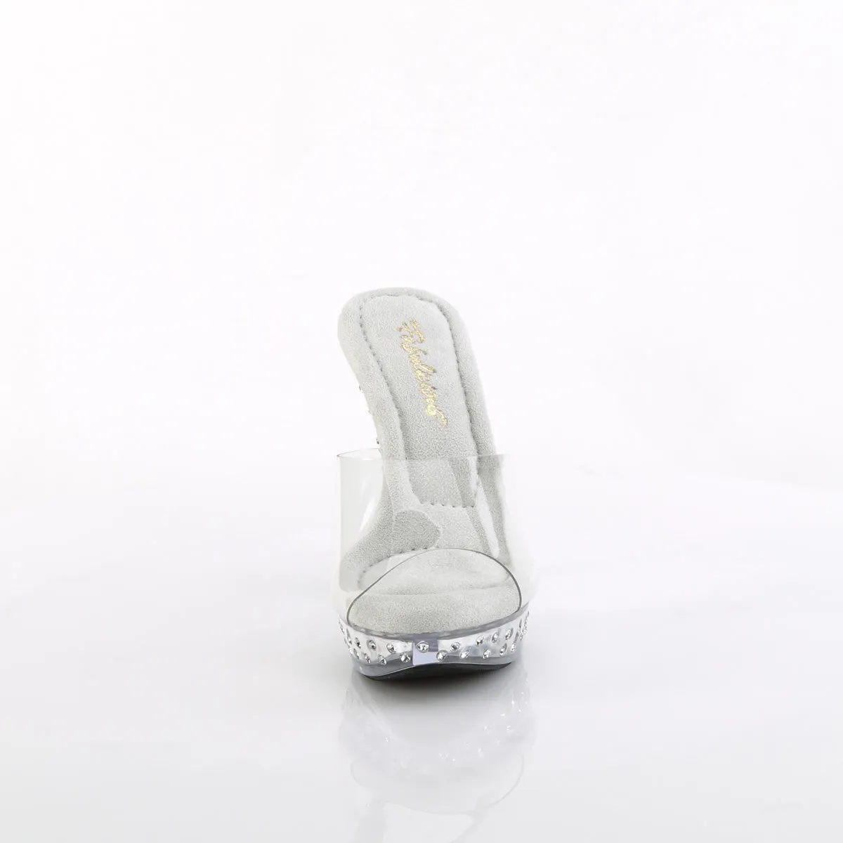 COCKTAIL-501SDT Fabulicious 5" Cocktail Clear Sexy Shoes (Posing Shoes)