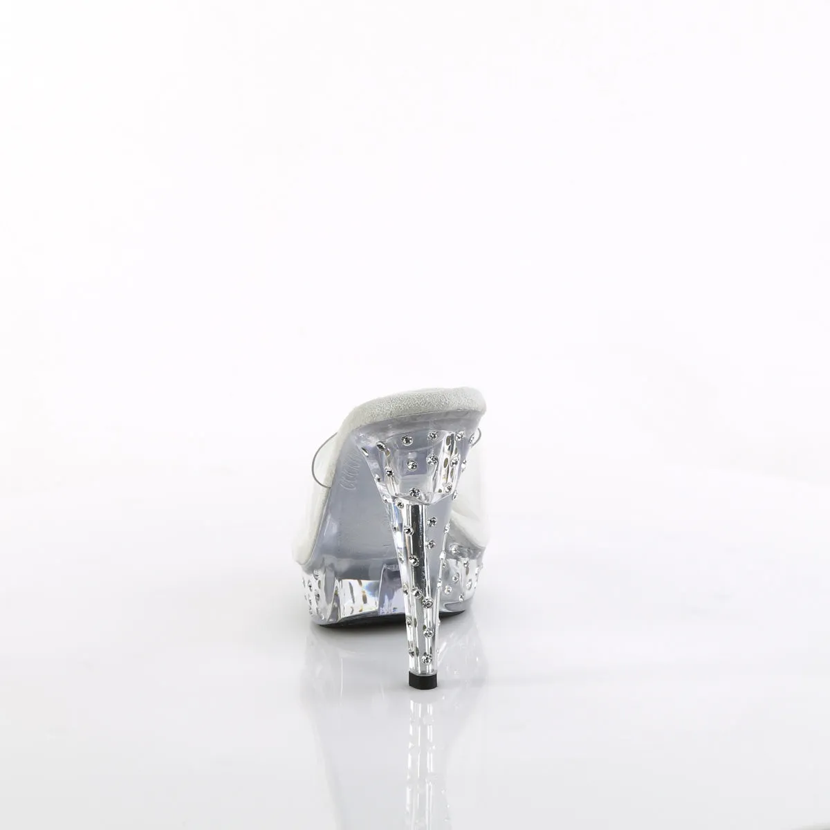 COCKTAIL-501SDT Fabulicious 5" Cocktail Clear Sexy Shoes (Posing Shoes)