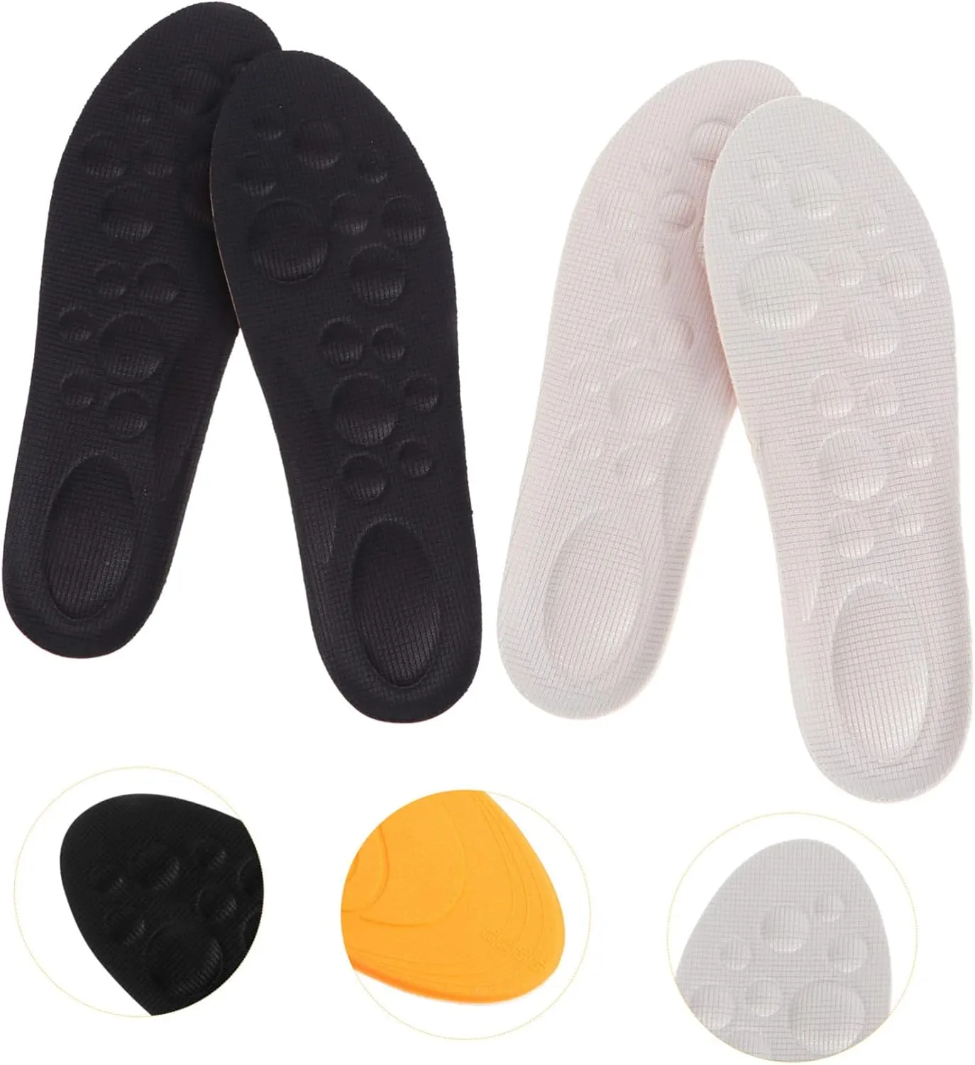 for Boys and Girls 2 Pairs of Arch Support Inserts Breathable Massaging Foam for Running Training Daily Use