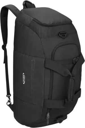 G4Free 70L Large 3-Way Duffle Backpack Gym Bag with Shoe Compartment Lightweight Waterproof Foldable Sports Duffel Bag Travel Backpack Luggage (Black)