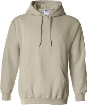 Gildan Men's Heavy Blend Hooded SweatShirt, Light Sand, Large