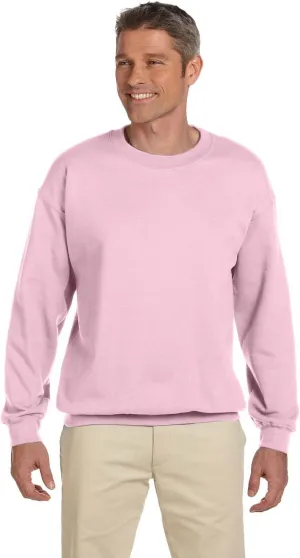 Gildan Men's Heavyweight Waistband Sweatshirt, Light Pink, L