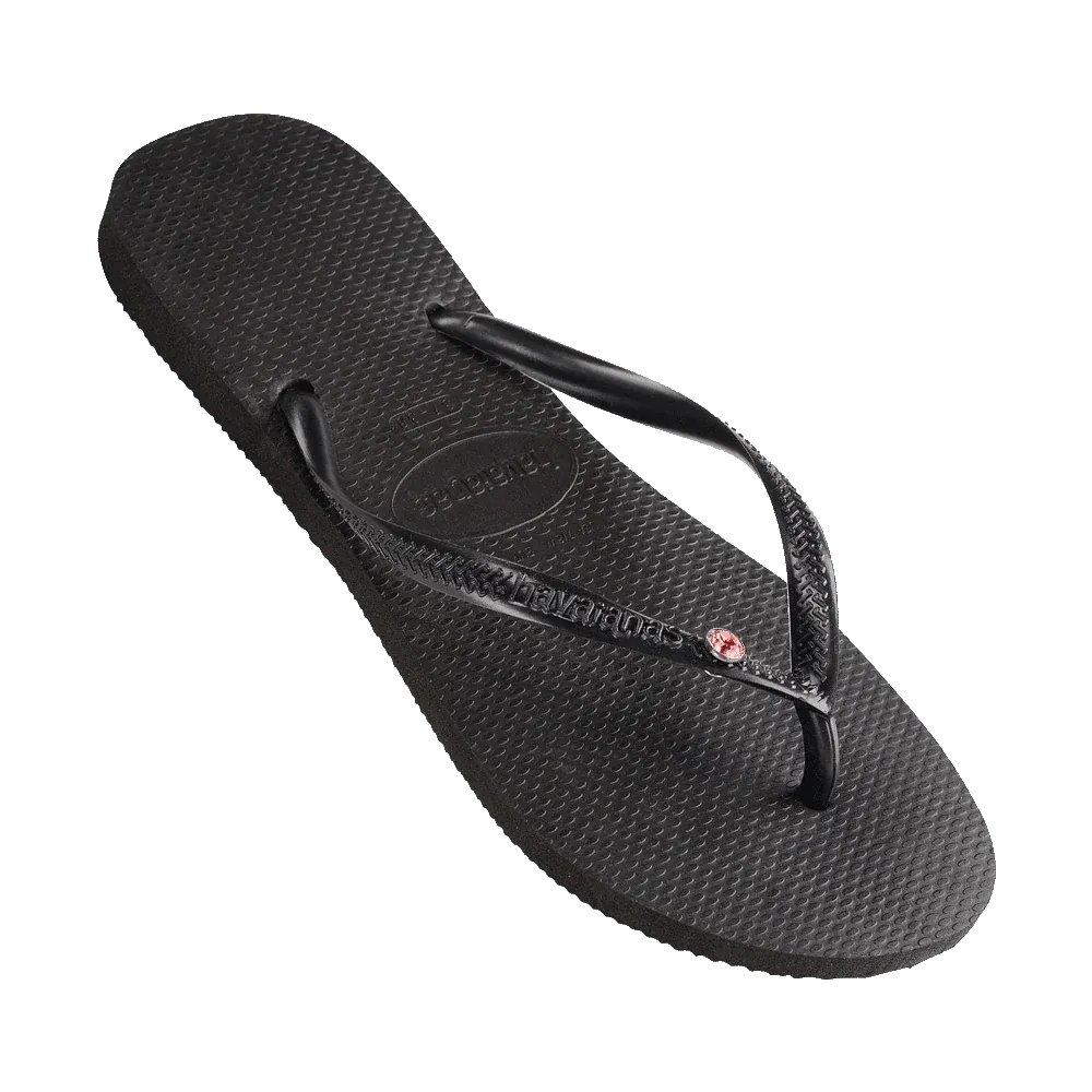 Havaianas - Slim SW APAC Crystal (Black/Light Rose)