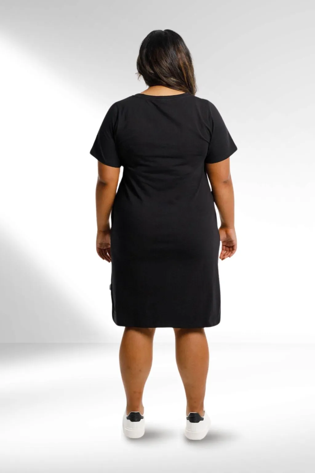 Homelee Taylor Tee Dress Black