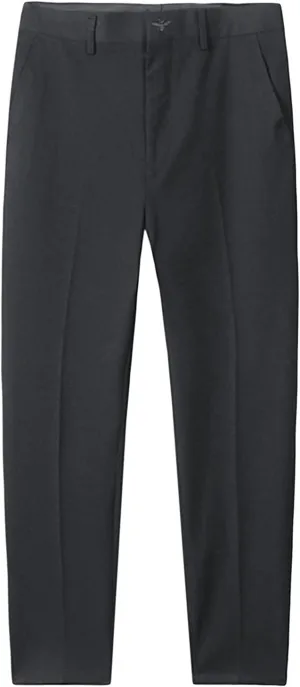 JEShifangjiusu MenS Slim Fit Dress Pants Casual Business Stretch Suit Pants Skinny Tapered Trousers Front Flat Pants (33,Light Grey), Light Grey, 33