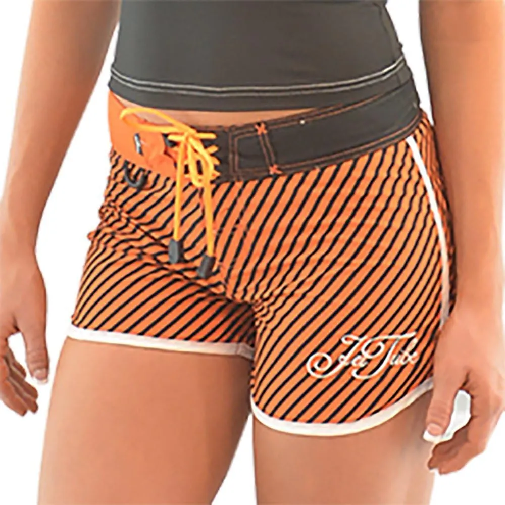Jettribe Kylie Ladies Board Shorts | Junior Fit Swim Shorts | Key D-Ring | Quick Dry PWC Jetski Apparel