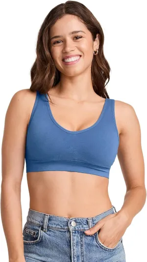 Jockey Women's Bra Seamfree Cotton Blend Light Support Bralette
