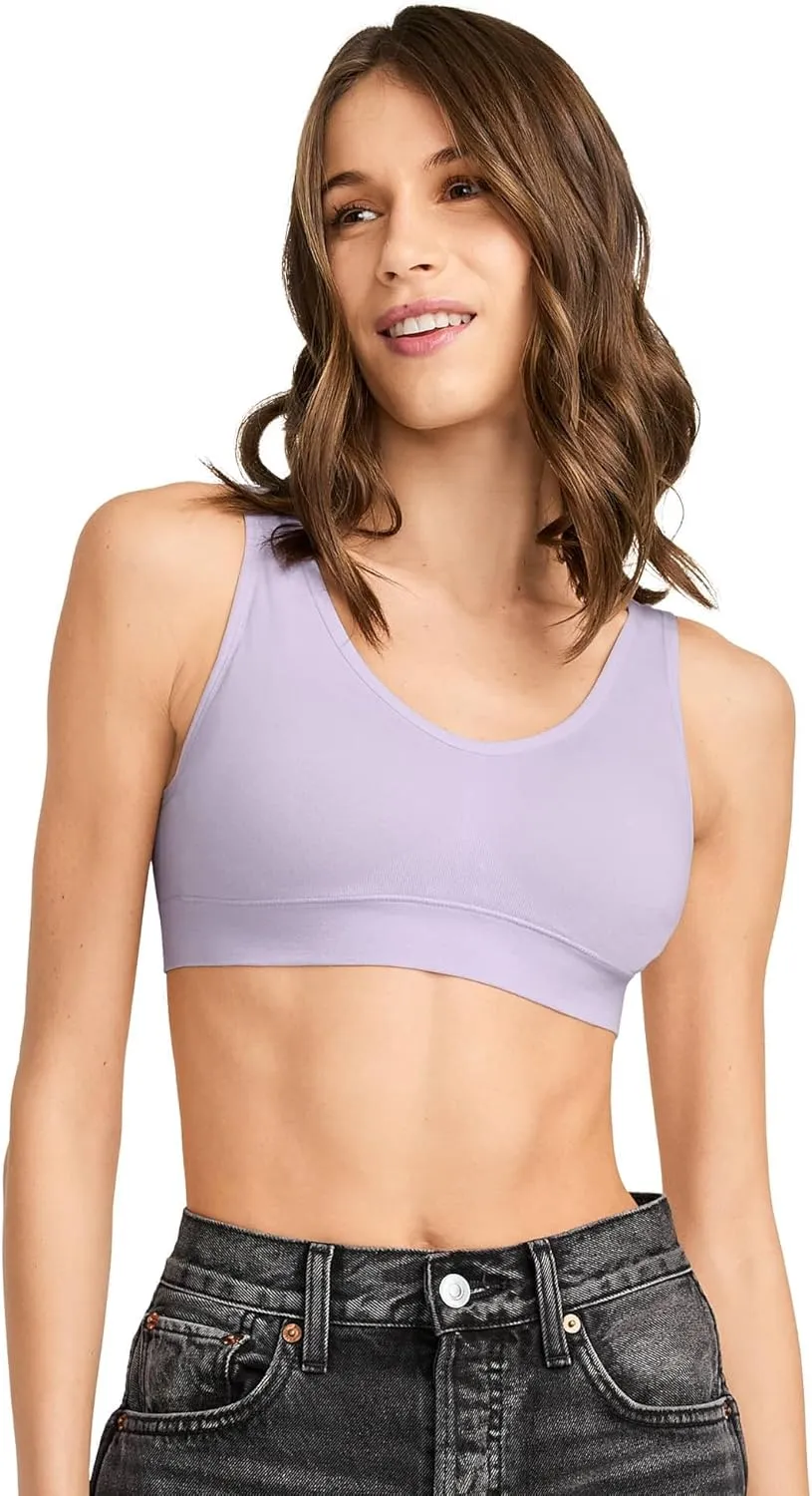 Jockey Women's Bra Seamfree Cotton Blend Light Support Bralette