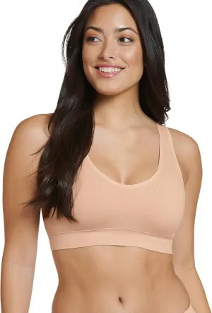 Jockey Women's Bra Seamfree Cotton Blend Light Support Bralette