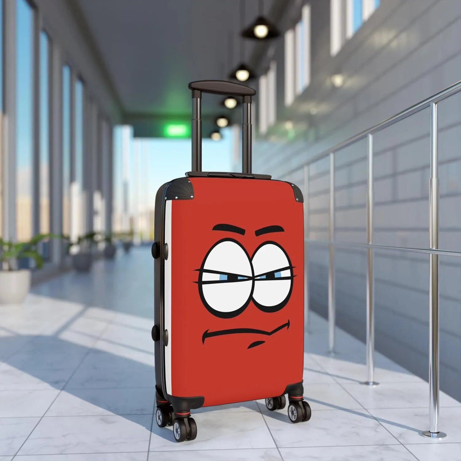 June in Color Yes. I'm Annoyed!  Stylish & Durable Hard-Shell Carry-On with 360 Spinner Wheels & Secure Lock for Stress-Free Travel