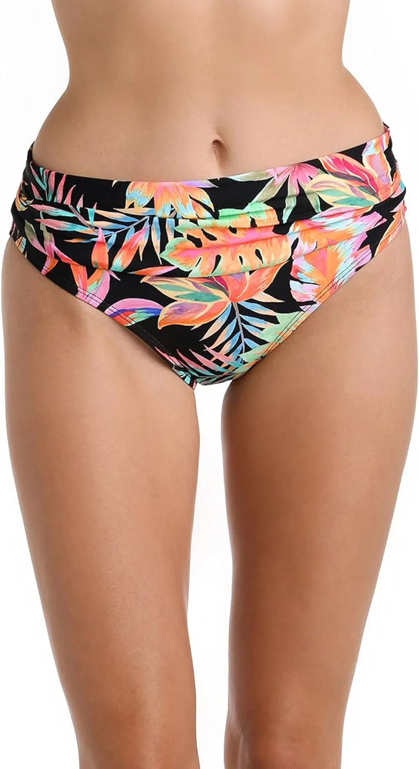 La Blanca Women's Standard Shirred Band Hipster Swimsuit Bottom