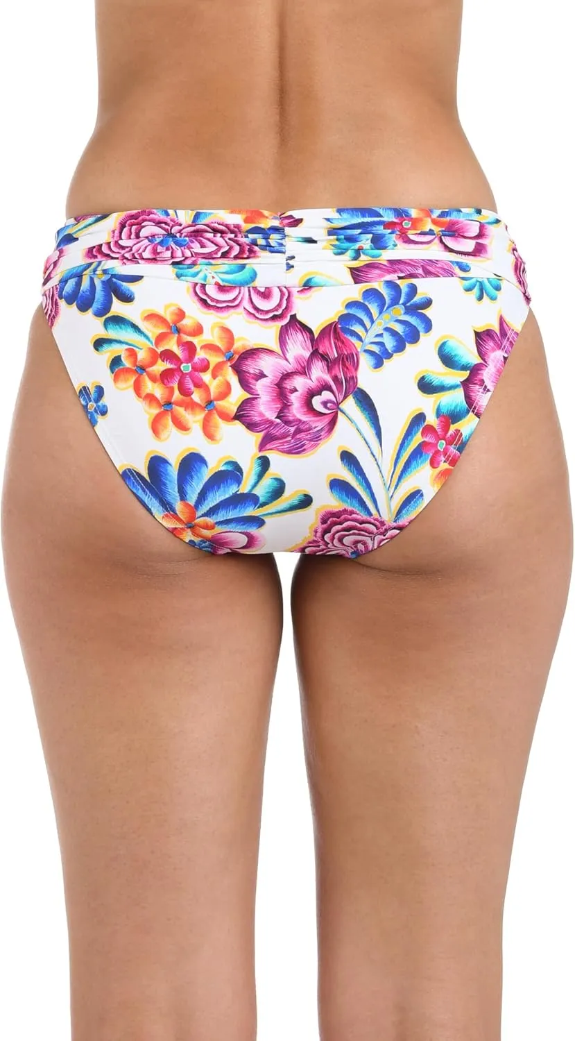 La Blanca Women's Standard Shirred Band Hipster Swimsuit Bottom