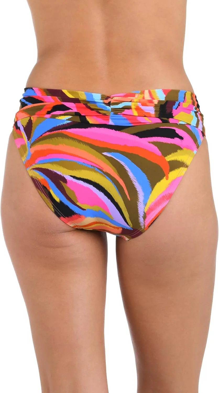 La Blanca Women's Standard Shirred Band Hipster Swimsuit Bottom
