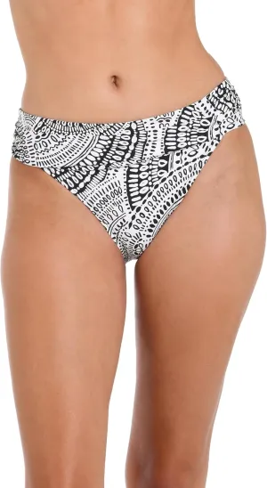 La Blanca Women's Standard Shirred Band Hipster Swimsuit Bottom
