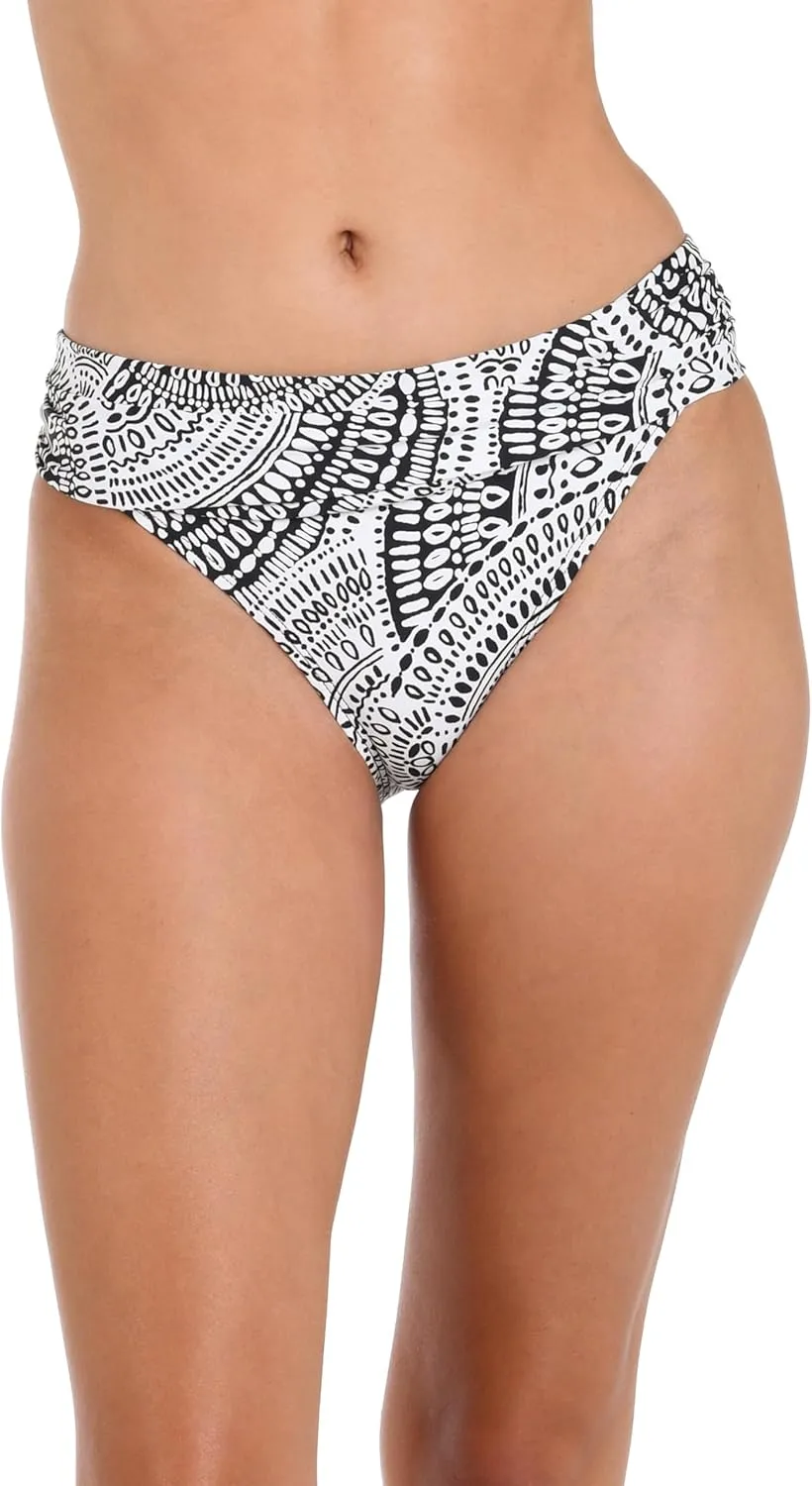 La Blanca Women's Standard Shirred Band Hipster Swimsuit Bottom