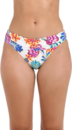 La Blanca Women's Standard Shirred Band Hipster Swimsuit Bottom