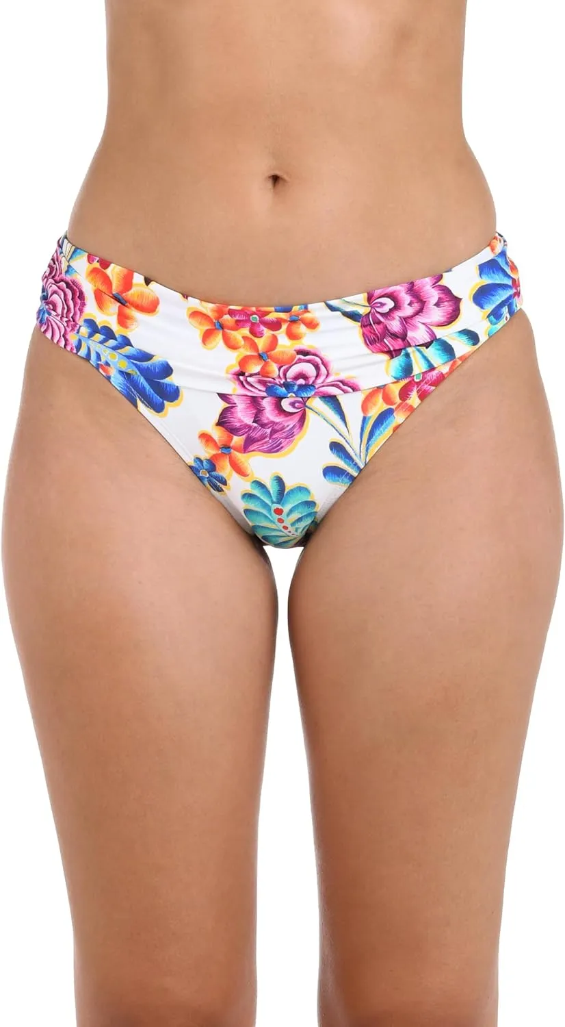La Blanca Women's Standard Shirred Band Hipster Swimsuit Bottom