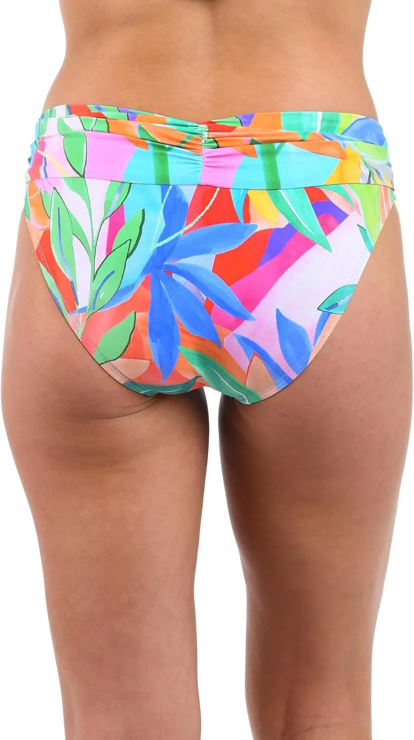 La Blanca Women's Standard Shirred Band Hipster Swimsuit Bottom