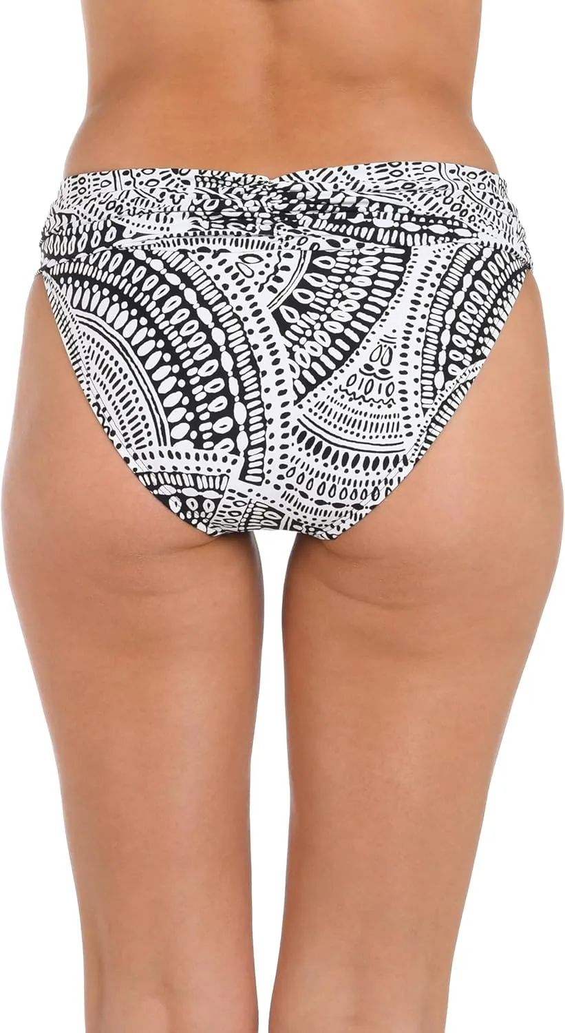 La Blanca Women's Standard Shirred Band Hipster Swimsuit Bottom